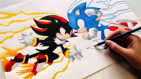 NEW How to Draw SONIC vs SHADOW YouTube