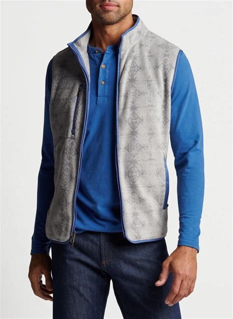 NEW Peter Millar Crown Mens Mountainside Micro Shearling …