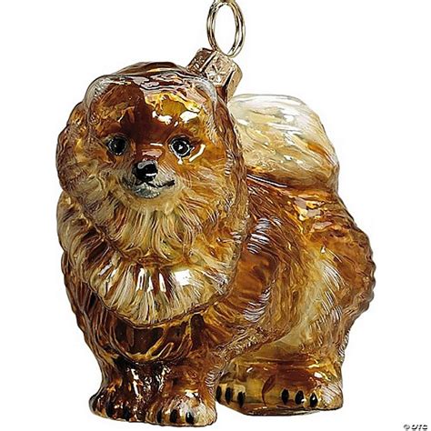 NEW Robert Stanley Pomeranian Blown Glass Christmas Ornament …