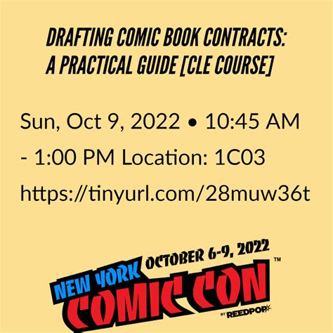 NEW YORK COMIC CON 2024 CLEs - Thomas A. Crowell, Esq.