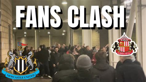 Newcastle and Sunderland fans clash in violent scenes minutes before ... - wintechmobiles.com