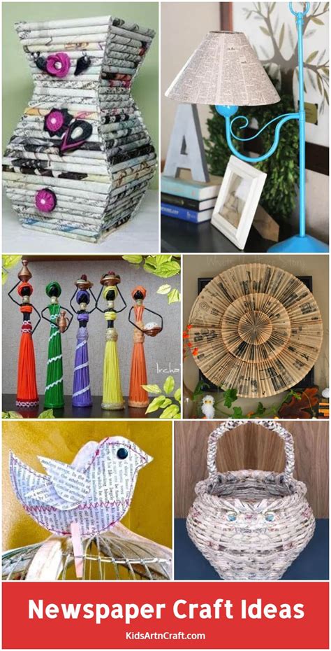 Newspaper and Branch Craft Idea - raincitystudios.com