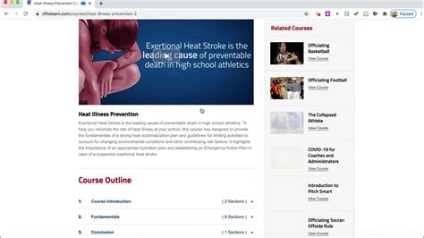 NFHS Learn Heat Illness Prevention Certification - YouTube