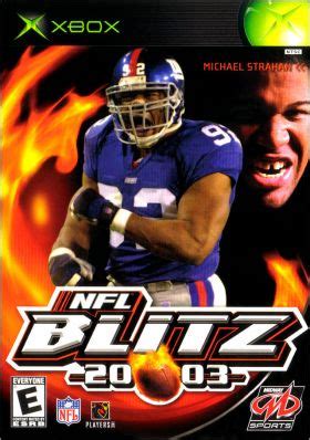 NFL Blitz 2003 Michael Strahan (Microsoft Xbox, 2002)