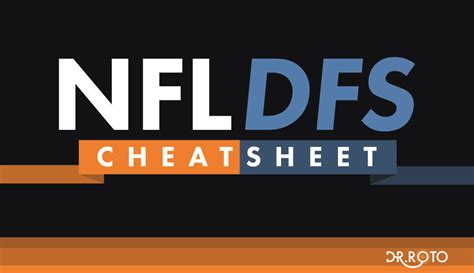 NFL Cheat Sheet Week 7