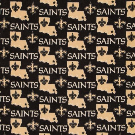 NFL New Orleans Saints Fleece Fabric Hobby Lobby 955377