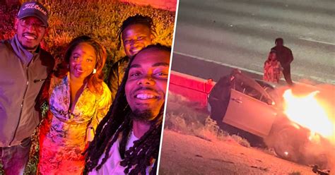 NFL player helped pull man from burning car in Texas