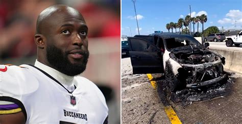 NFL running back Leonard Fournette says his car caught fire on the freeway