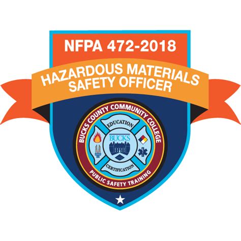 NFPA 472 HAZARDOUS MATERIALS SAFETY OFFICER