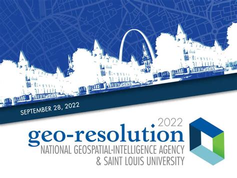 NGA and St. Louis University hosting Geo-Resolution conference today