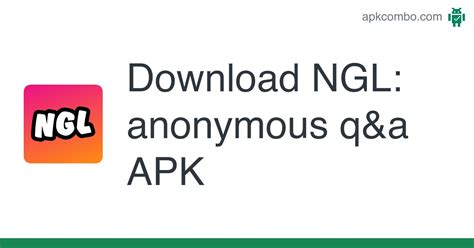 NGL anonymous q a APK Download for Android 