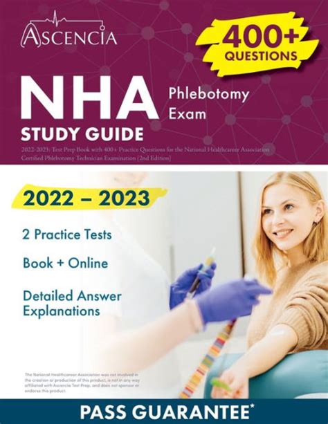 Full Download Nha Phlebotomy Exam Study Guide Test Prep And Practice Questions For The National Healthcareer Association Certified Phlebotomy Technician Exam By Ascencia Phlebotomy Exam Prep Team