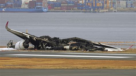 NHK TV says 5 crewmembers found dead on coast guard plane involved in crash at Japanese airport