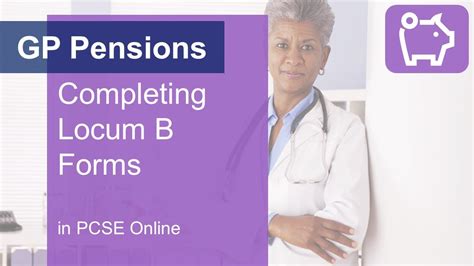 NHS Pensions - GP Locum Form B – 2024/21