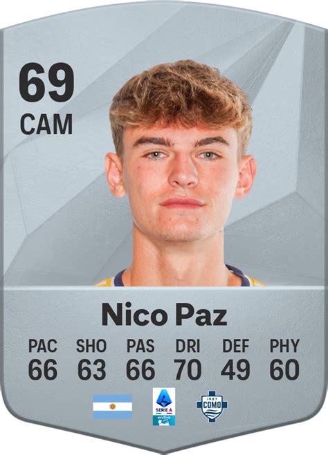 Nico Paz stats and ratings | Sofascore - wintechmobiles.com