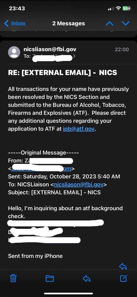 NICS background check resolved r/NFA