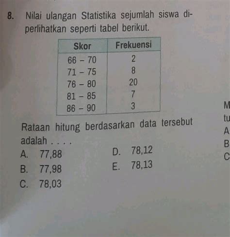 Nilai ulangan statistika sejumlah siswadiperlihatk... - Roboguru - wintechmobiles.com
