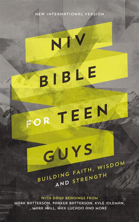Full Download Niv Bible For Teen Guys Hardcover Building Faith Wisdom And Strength By Anonymous