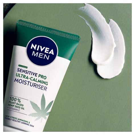 NIVEA MEN Sensitive Calm Moisturizer with Hemp Seed Oil and …