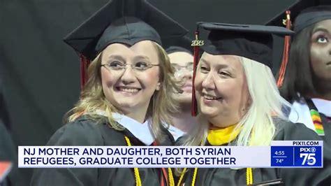 NJ mom and daughter who fled war-torn Syria graduate college together