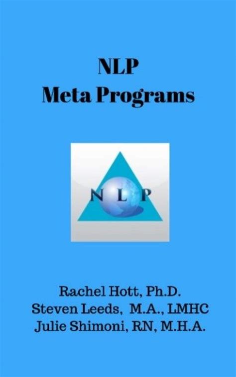 Read Nlp Meta Programs By Rachel Hott