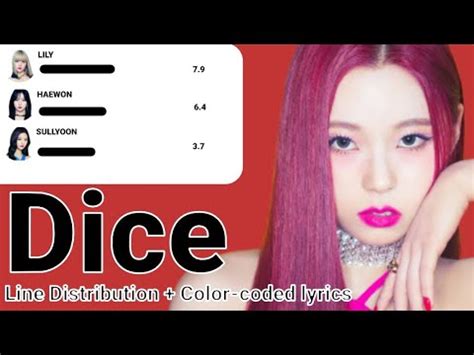 NMIXX - DICE (Line Distribution + Color-coded Lyrics) (Requested)