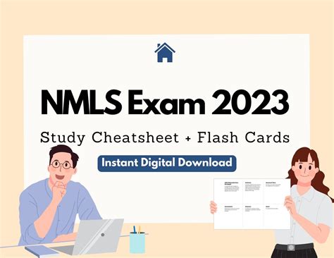 NMLS Exam 2023 Study Bundle Cheat Sheet & Flash Cards Etsy