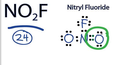 NO2F Lewis Structure How to Draw the Lewis Structure for NO2F YouTube