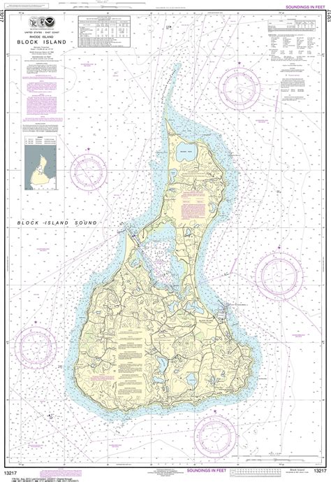 NOAA Chart 13217: Block Island