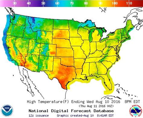 NOAA Graphical Forecast for CONUS Area