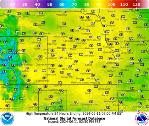 NOAA Graphical Forecast for Central Plains - National …