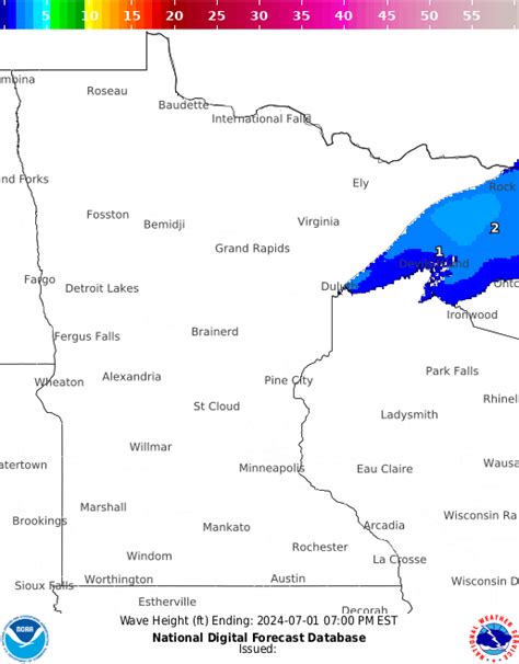 NOAA Graphical Forecast for Minnesota