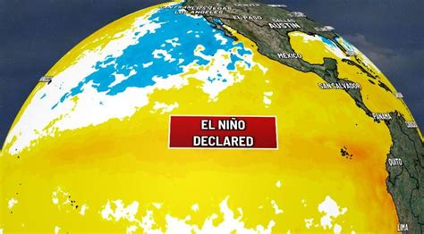 NOAA declares El Niño, advisory issued