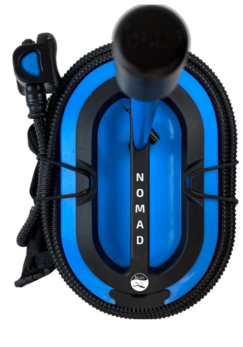 NOMAD Tankless Dive System is battery-powered.