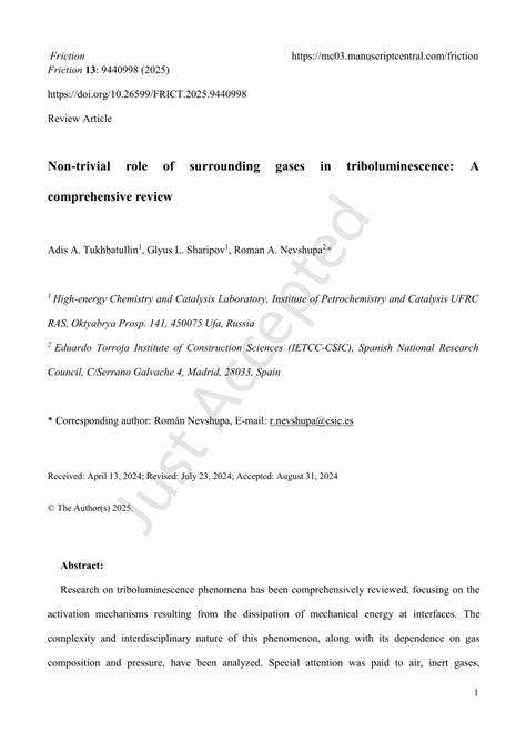 Non-trivial role of surrounding gases in triboluminescence: A ... - wintechmobiles.com