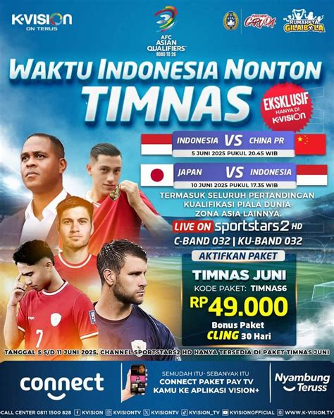 Nonton Timnas Indonesia Lewat Streaming, Vision+ Punya Paket … - raincitystudios.com
