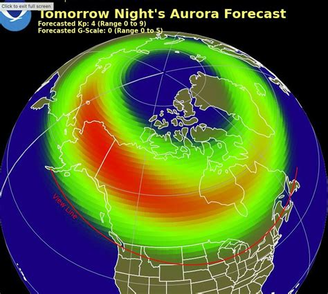 Northern Lights Forecast - Aurora Visibility Map - muktibox.com