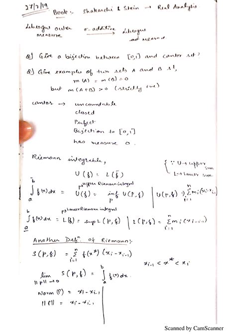 NOTES ON MEASURE AND INTEGRATION - wintechmobiles.com