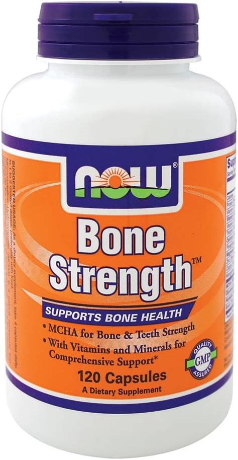 NOW Bone Strength 120cap : Amazon.de: Drogerie & Körperpflege