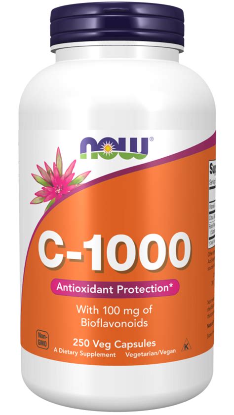 NOW Foods - Vitamin C-1000 - 250 Capsules - amazon.com