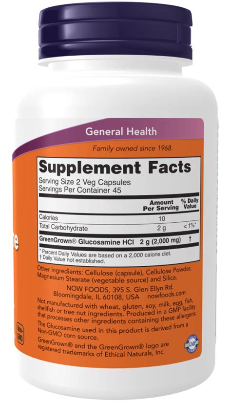 NOW Glucosamine 1000 Shop Here NOW Supplements - NOW …