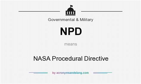 NPD 3713.2J Policy Directive - NASA