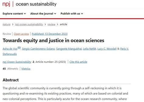 npj Ocean Sustainability - Nature - raincitystudios.com