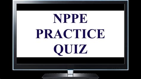 NPPE Exam Fragen
