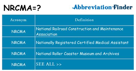 NRCMA Antworten