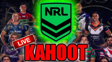 NRL Kahoot Quizzes + Finals Chat! - YouTube