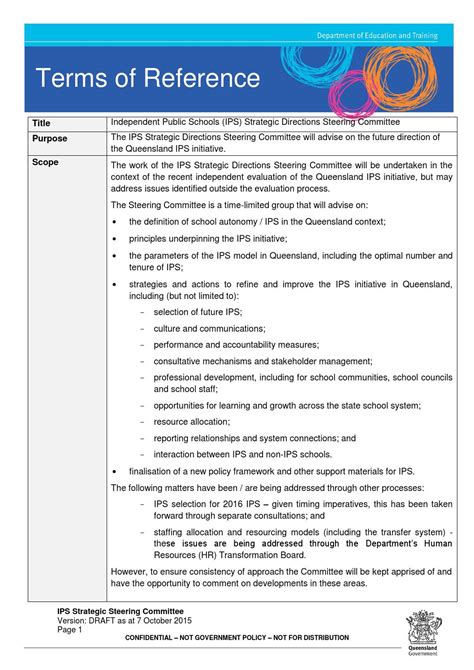 NRS Terms of Reference - Steering Commitee - Province of British ...