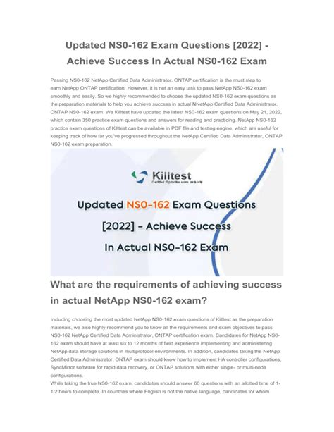 NS0-162 PDF Testsoftware