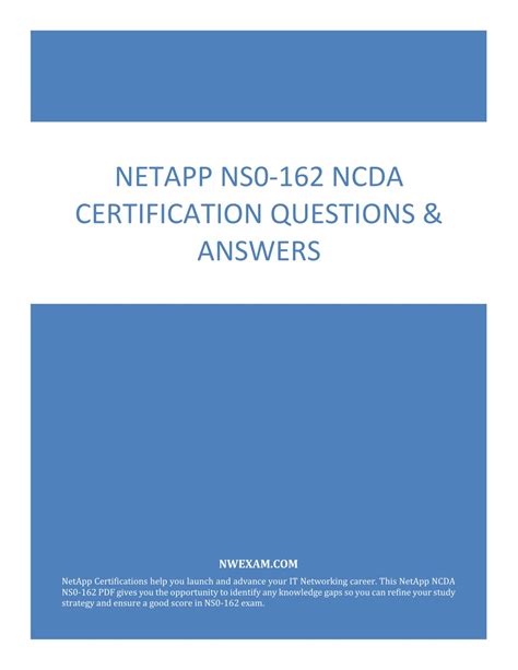 NS0-162 Zertifizierung