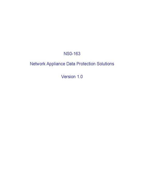 NS0-163 Übungsmaterialien